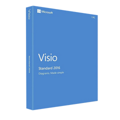 Microsoft Visio 2016 Standard Product Key – Genuine One-Time License for Windows