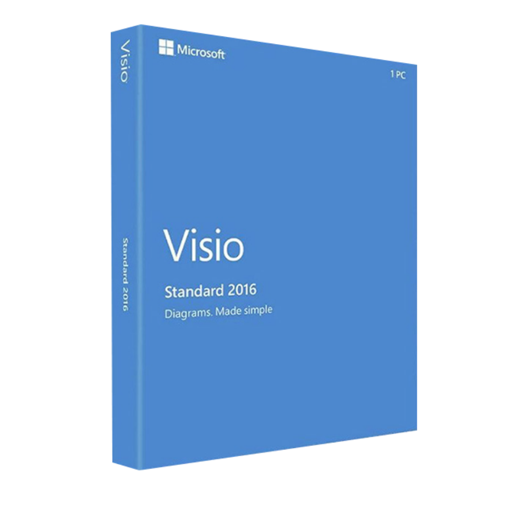 Microsoft Visio 2016 Standard Product Key – Genuine One-Time License for Windows