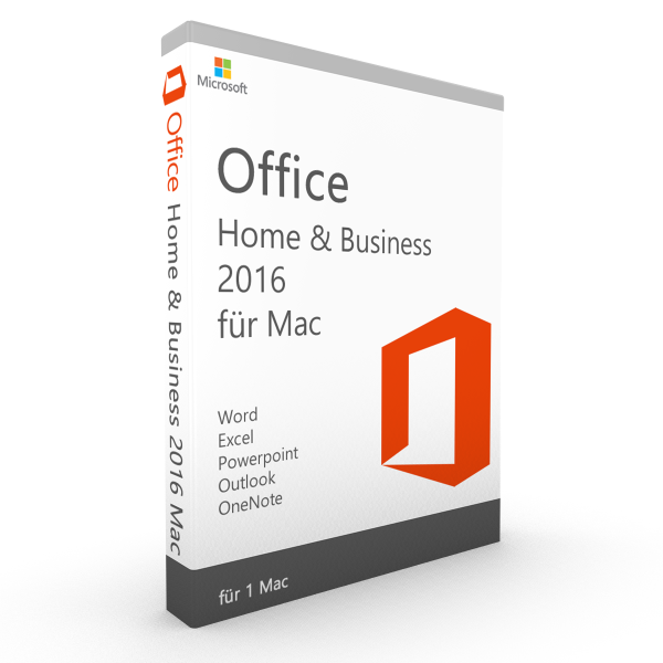 Office 2016 for Mac Home & Business, no subscription