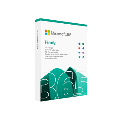 Microsoft 365 Family – 12-Month Subscription